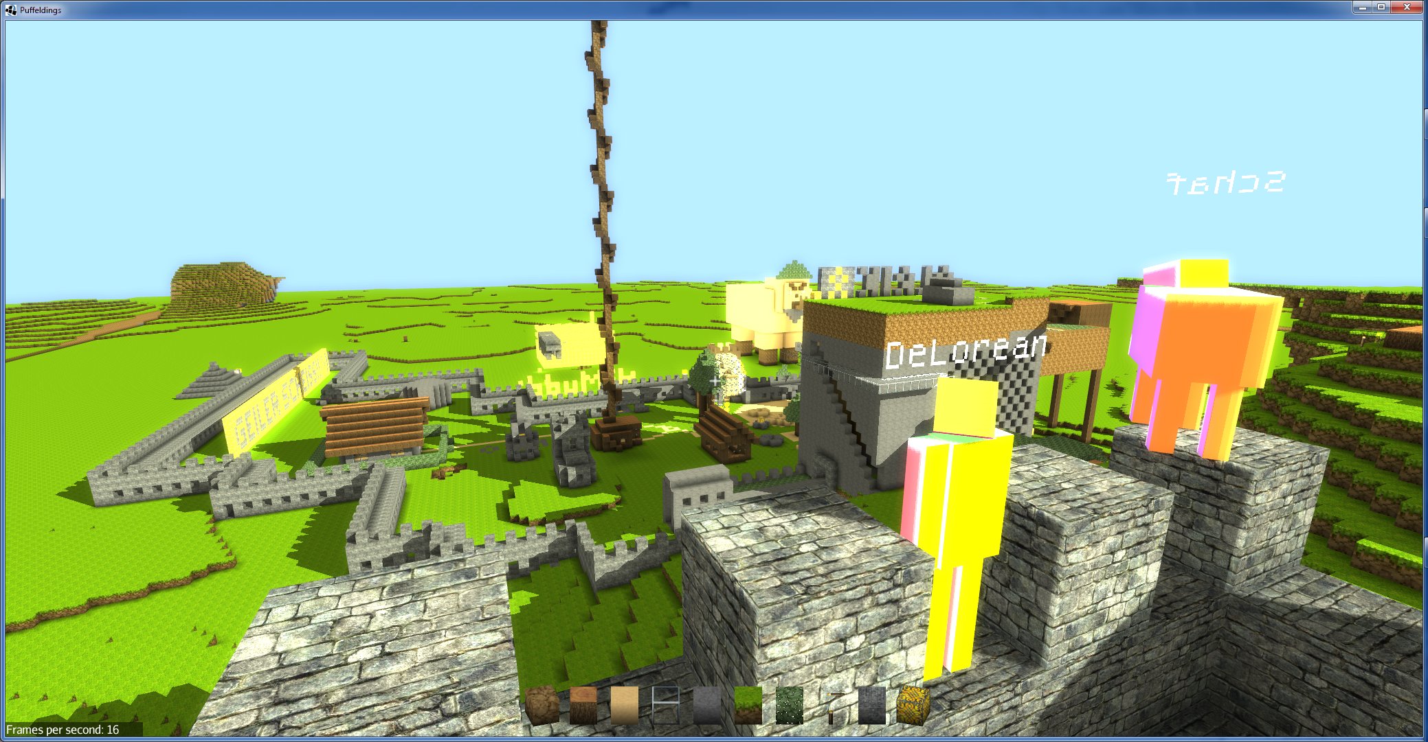 Viewdistance set to 72 and Nameplates!